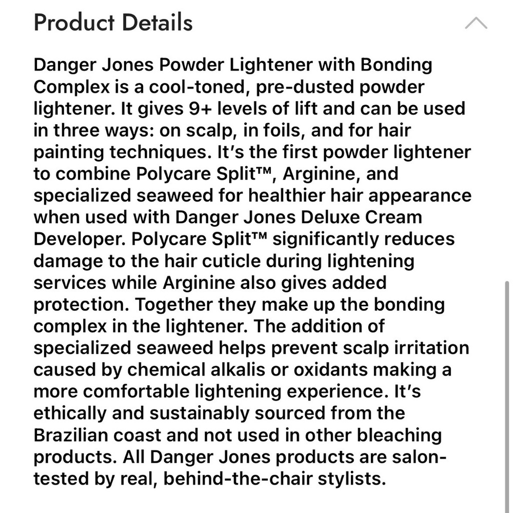 Danger Jones Powder Lightener & developer - Picture 2 of 4